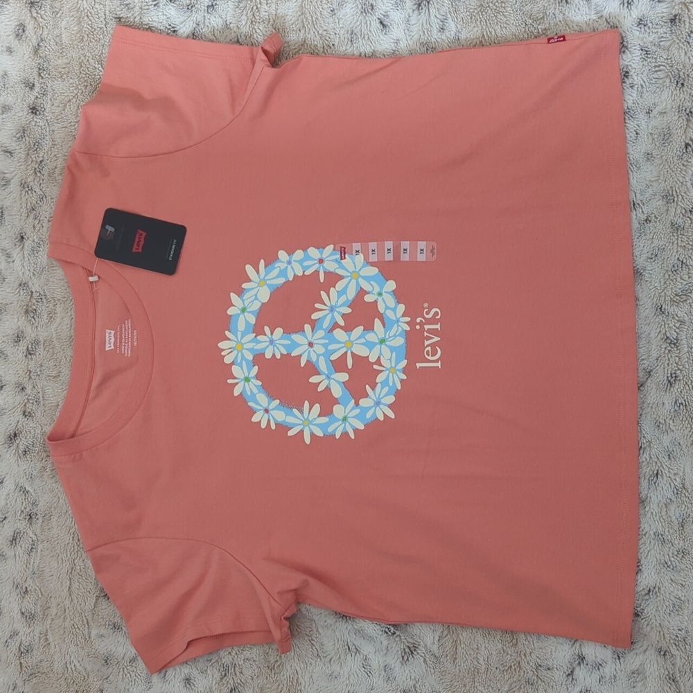 Levi's Painted Floral Boho Peace Tee